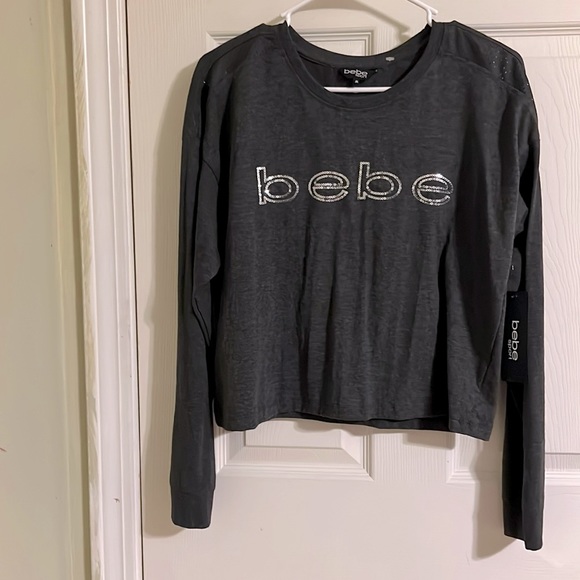 bebe Tops - Bebe Sport long sleeve t shirt for women. New with tags. Size M